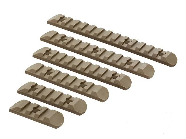 Element KeyMod & M-LOK Polymer Rail Set (6 Pcs)