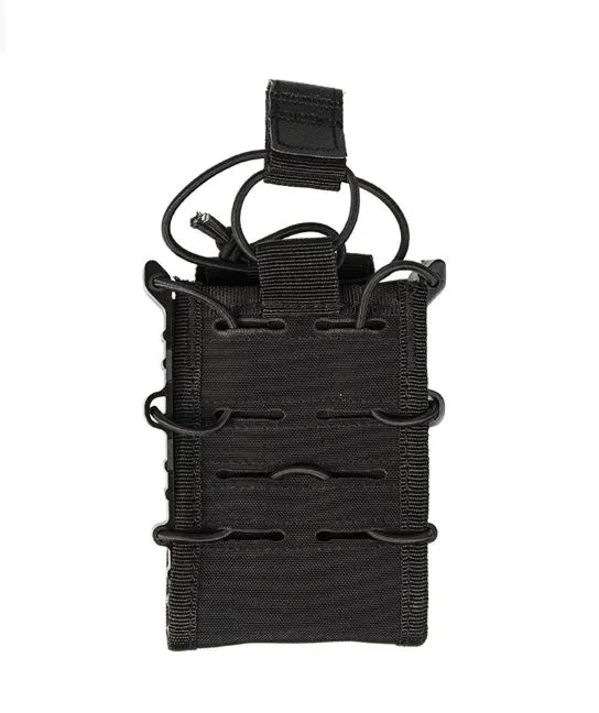 Open Top Flex Magazine Pouch Single · Negro