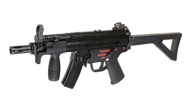 WE Airsoft Apache K PDW · Negro