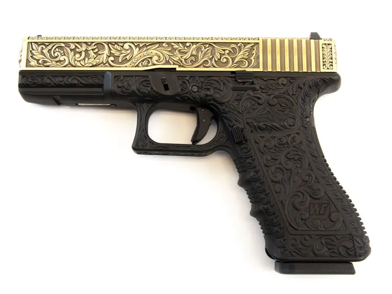 WE Airsoft WE G17 Floral (Solid Color Grip)