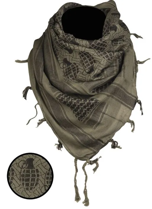 Mil-Tec (Germany) Shemagh Scarf (Pineapple) · Od black