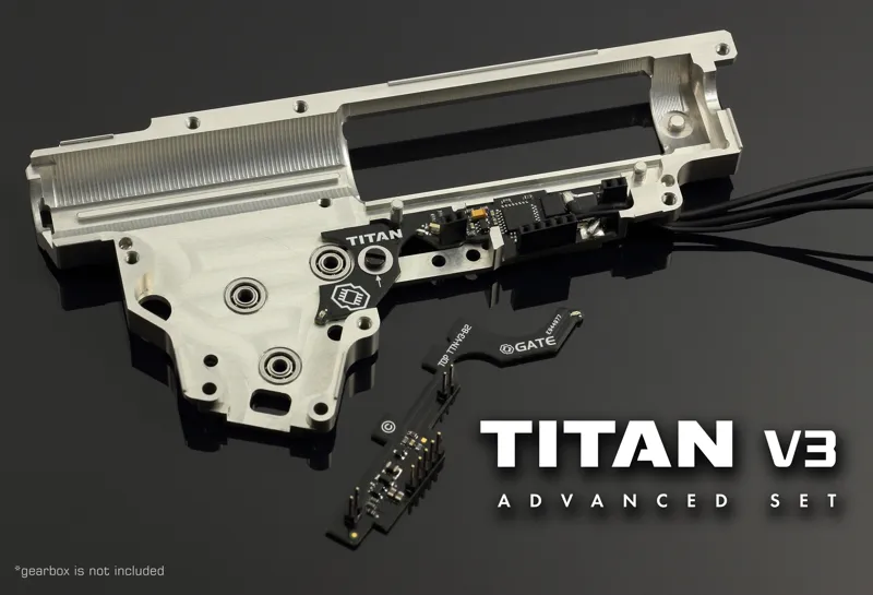 GATE Electronics (Poland) TITAN V3 Advanced Set · Negro