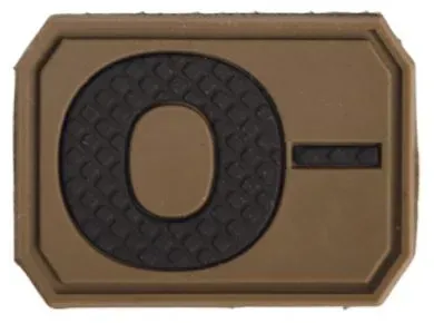 3D Blood Type Patch 0 Negative - Mil-Tec (Germany)
