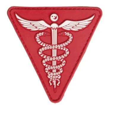 Mil-Tec (Germany) PVC Medical 3D Patch · Rojo