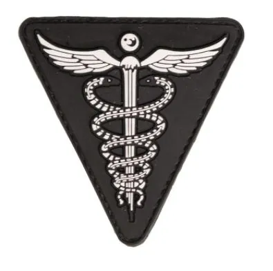 Mil-Tec (Germany) PVC Medical 3D Patch · Negro
