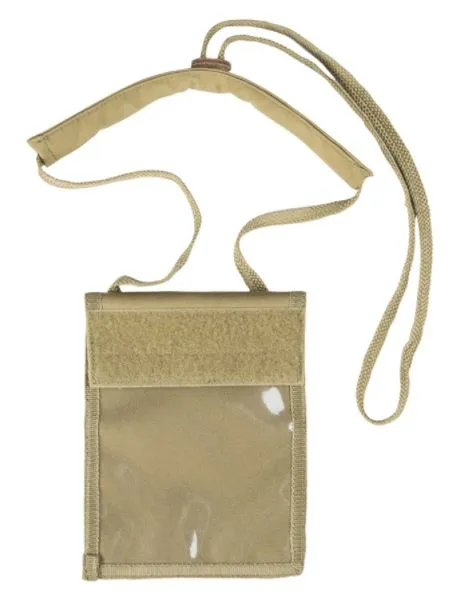 Mil-Tec (Germany) Neck Wallet · Coyote