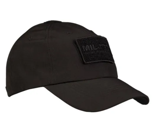 Mil-Tec (Germany) Softshell Baseball Cap · Negro