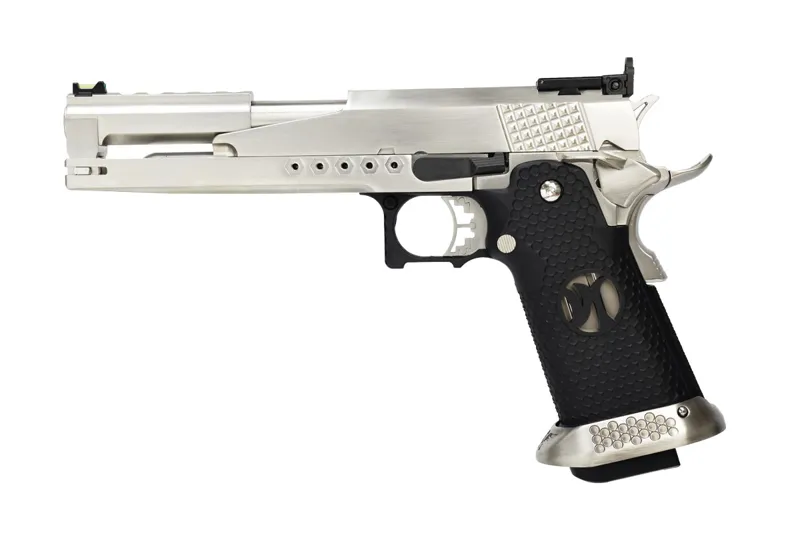 AW Custom HX2201 Hi-Capa IPSC · Plata