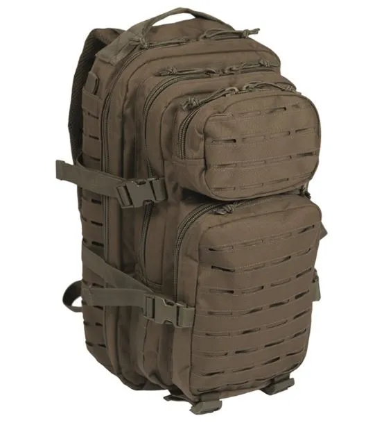 Mil-Tec (Germany) US Laser Cut Assault Backpack Small 20L · Verde / OD