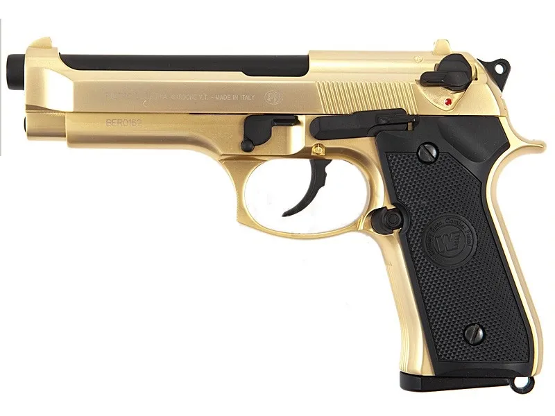 WE Airsoft M92 – 24K Plated · Oro