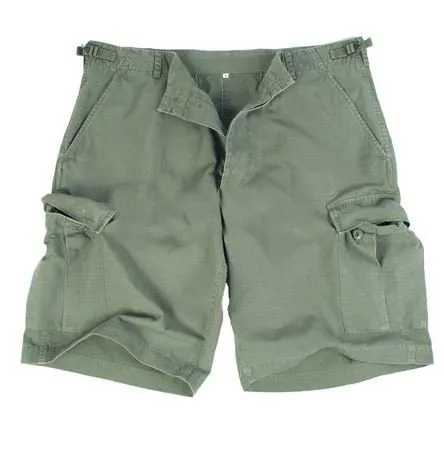 Mil-Tec (Germany) US Prewashed Ripstop Bermuda Shorts · Verde / OD