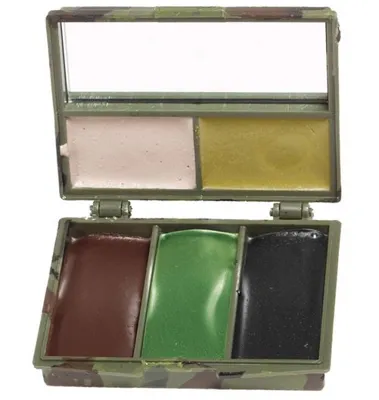 Face Paint 5 Colours with Mirror - Mil-Tec (Germany)