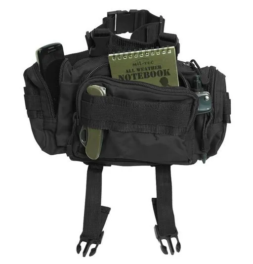 Mil-Tec (Germany) Waist Bag Modular System Small · Negro