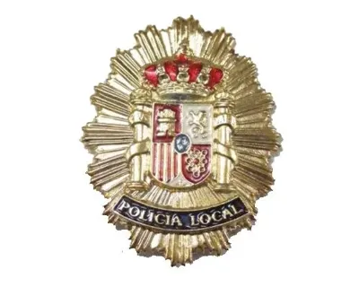 Placa Policia Local para Pecho