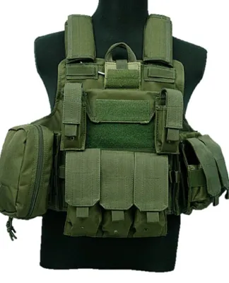 MOLLE Tactical Strike Plate Carrier Vest (600D) - MIC (China)