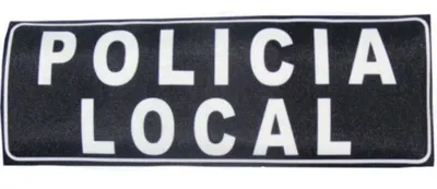 Policía Local Parche Espalda para Chaleco