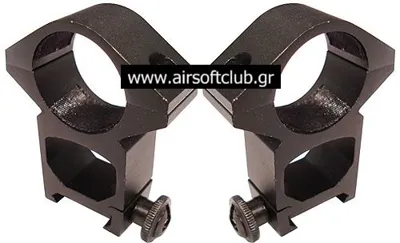 High Scope Ring Mount for 20mm Rail - MIC (China)