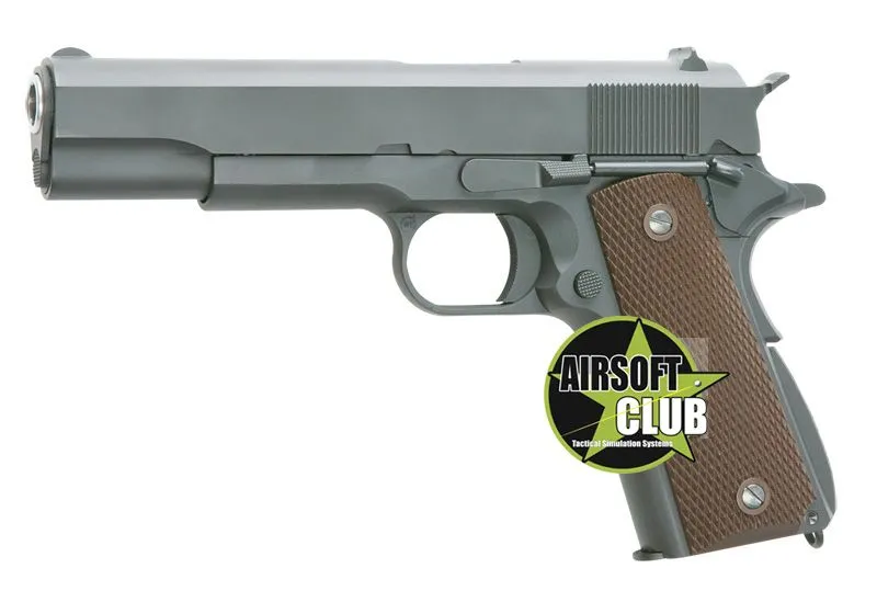 WE Airsoft M1911A1 Full Metal · Negro