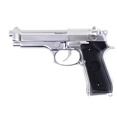 M92F Matte Chrome Full Metal - WE Airsoft