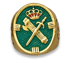 Anillo Guardia Civil Acero Alta Calidad Baño en - Albainox
