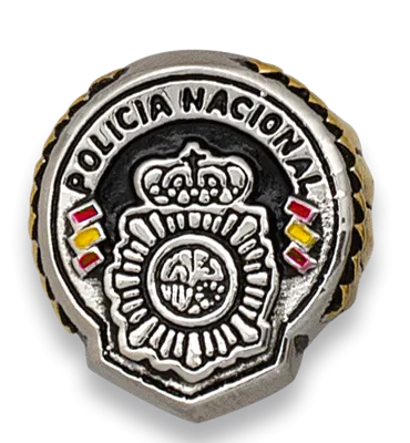 Anillo Policía Nacional Acero Alta Calidad - Albainox