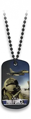 Placa Air FORCE con Cadena