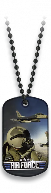 Placa Air FORCE con Cadena