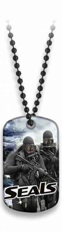 Placa SEALS con Cadena