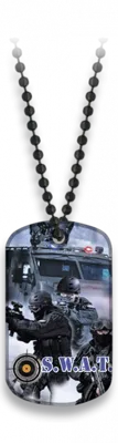Placa S.w.a.t con Cadena