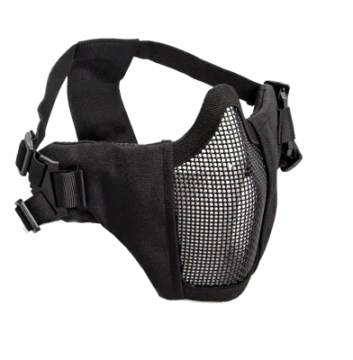 ΜΑΣΚΑ Soft, Mesh Mask,Ckeek Pad, Metal, Lower Half
