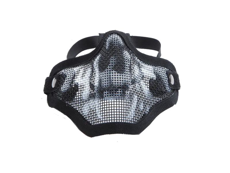 ΜΑΣΚΑ Μεταλλική, Μισή,, Skull · Negro