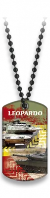 Placa Leopardo España con Cadena