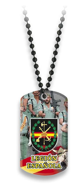Placa Legión Española con Cadena