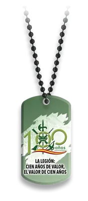 Placa Legión Española Centenaria con Cadena
