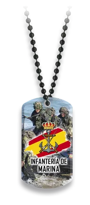 Placa Infantería de Marina con Cadena - Albainox