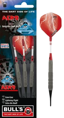 Βελακια Dart Bull’s, Soft Darts, Aero, 14g - Bull's
