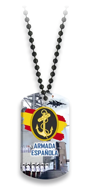 Albainox Placa Armada Española con Cadena