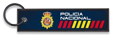 Llavero Policía Nacional Todo Color Lujo