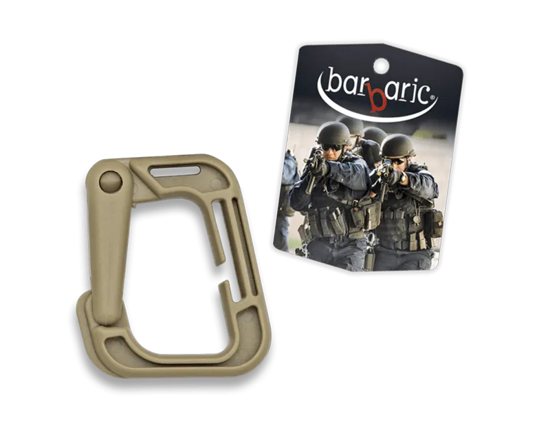 Κρίκος Carabiner Συνθετικός · Coyote
