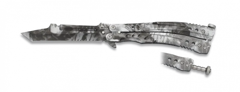 Σουγιας, Python Balisong, Blade 10.5cm · Negro