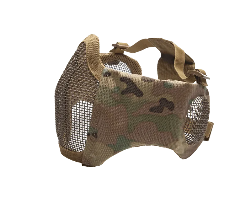 ΜΑΣΚΑ Soft Mesh, Ear Protection, Metal, Lower Half · Multicam
