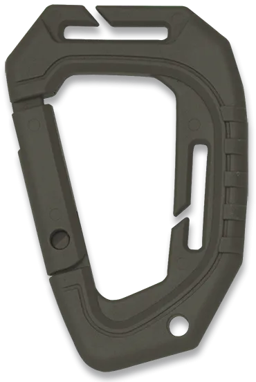Κρίκος Carabiner Συνθετικός · Verde / OD