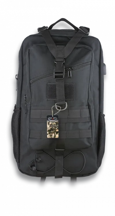 Σακίδιο Πλάτης 34906_ΝΕ, USB Connector, 38LT, 600D · Negro
