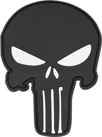Skull Patch, 6.6x9cm, Βέλκρο