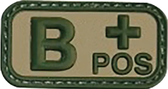 Blood B+ Patch, Βέλκρο