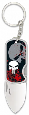 Llavero Calavera Navaja 3D y Clip - Albainox