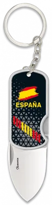 Llavero España Navaja 3D y Clip - Albainox