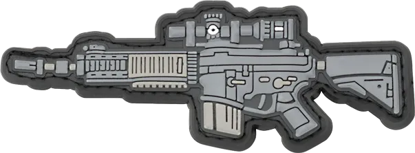 Gun Patch, 10.2×3.8 cm, Βέλκρο