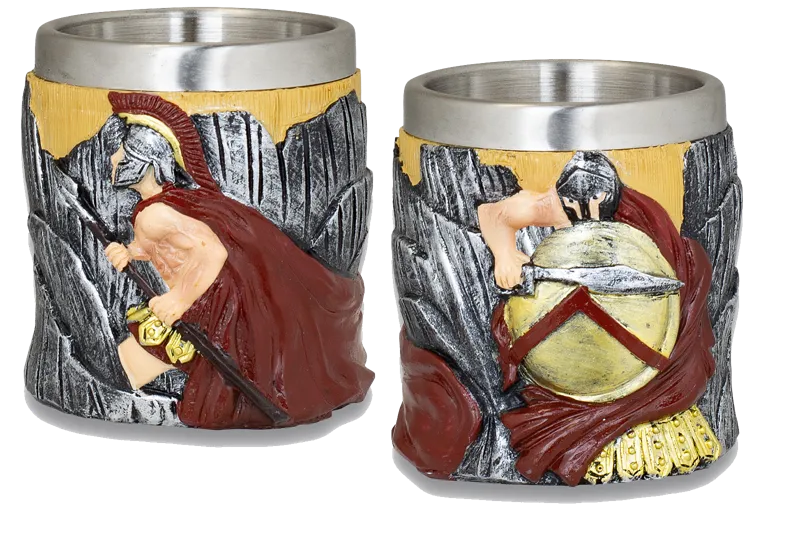 Ποτηρι Διακοσμητικο TOLE10, Spartans Sword+Shield, 39762