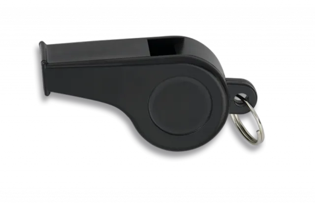 Σφυριχτρα Πλαστικη Whistle. with Ring. 6 cm, 33030 · Negro